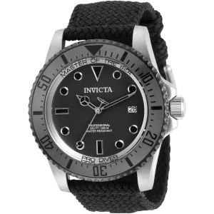 Invicta Men's Watch - Pro Diver Automatic Grey Dial Black Polyester Strap | 31485