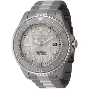Invicta Men's Watch - Pro Diver Automatic Rhodium Dial Titanium Bracelet | 45673
