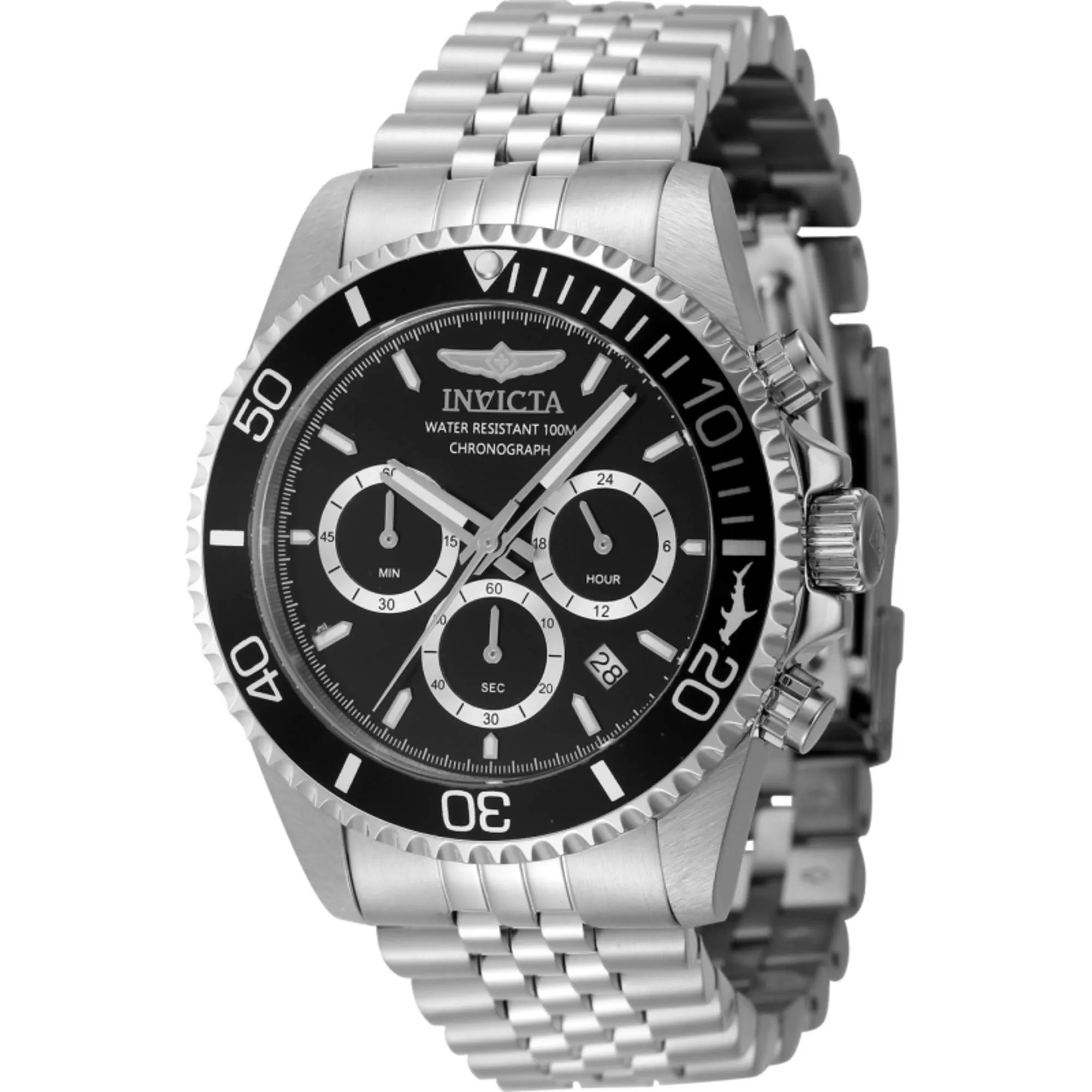 Invicta Men's Watch - Pro Diver Quartz Chronograph Stainless Steel Bracelet | 48381
