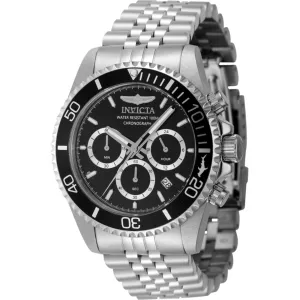 Invicta Men's Watch - Pro Diver Quartz Chronograph Stainless Steel Bracelet | 48381