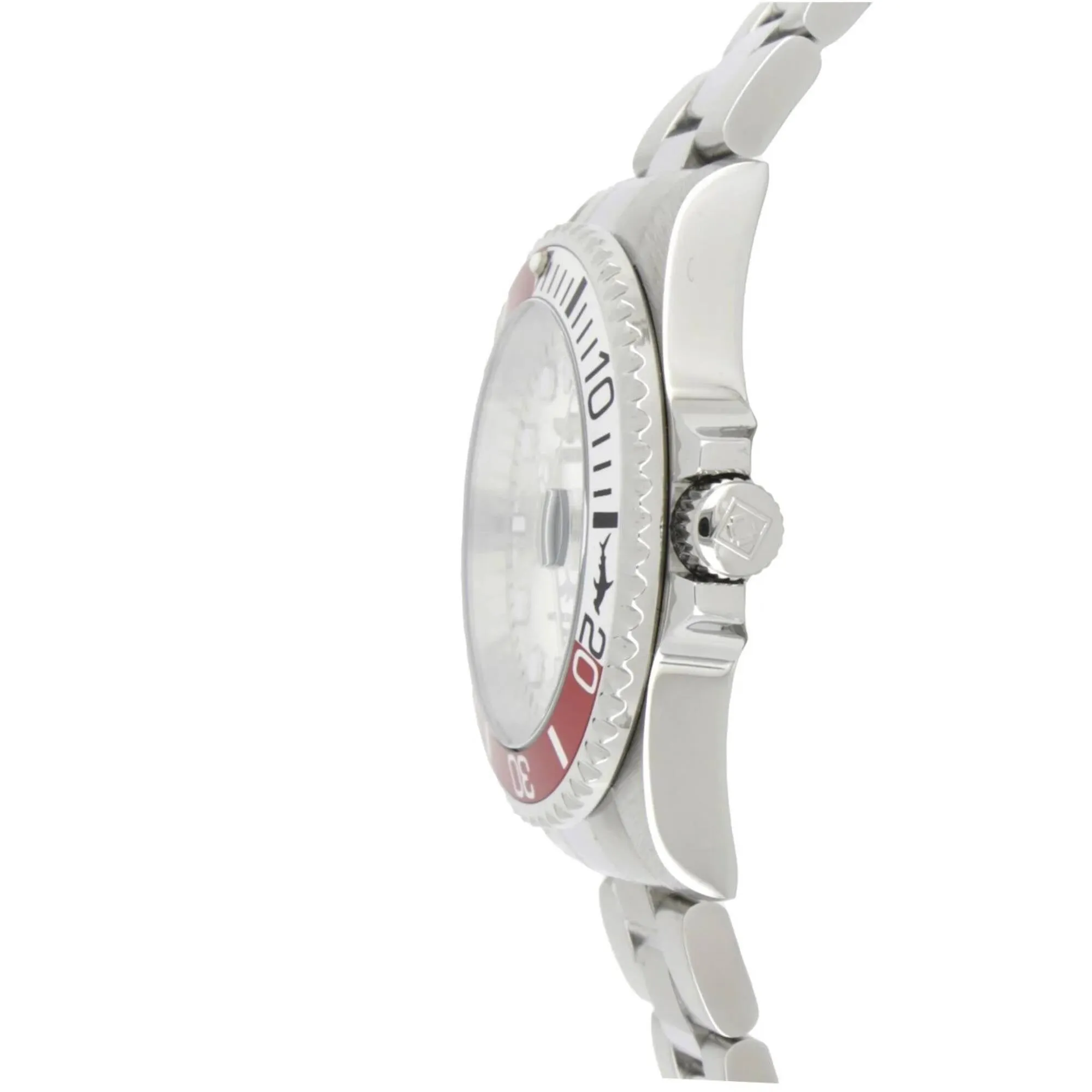 Invicta Men's Watch - Pro Diver Quartz Red and Silver Tone Rotating Bezel | 44712