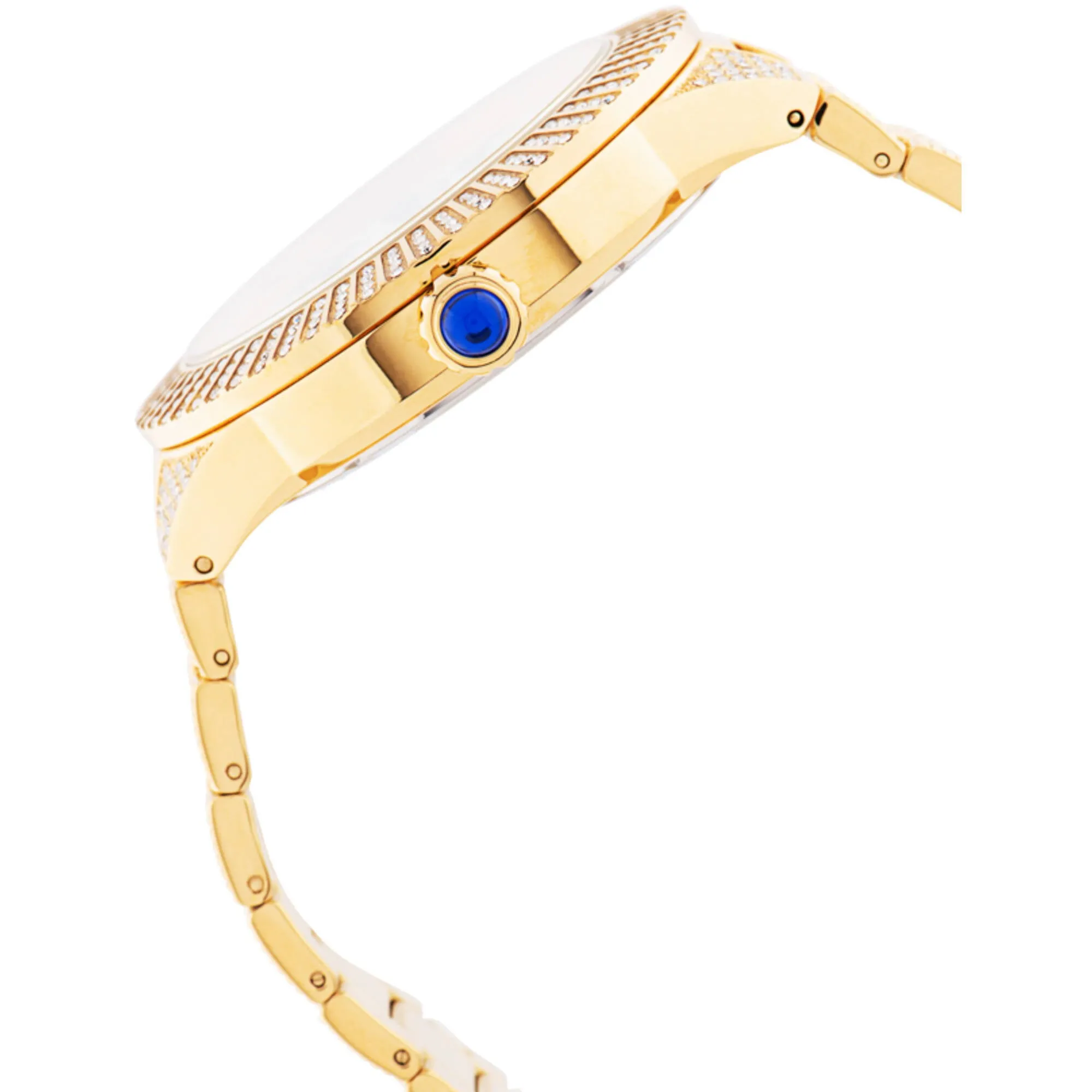 Invicta Men's Watch - Specialty Automatic Gold Tone Crystal Pave Dial Bracelet | 36867