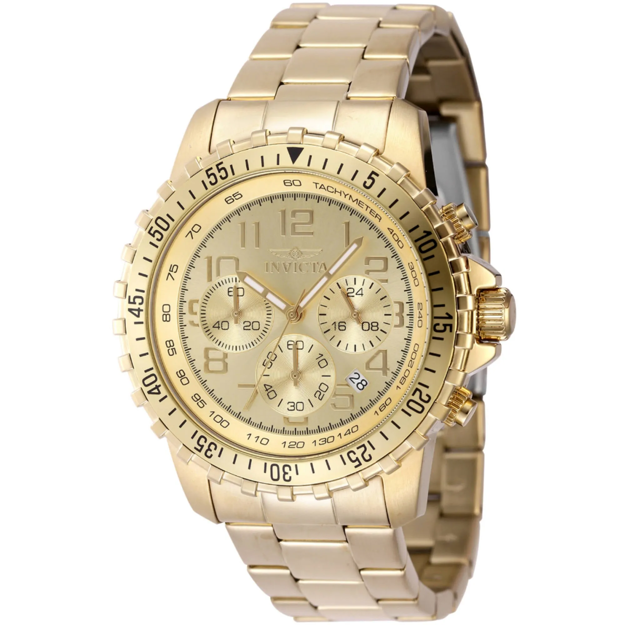 Invicta Men's Watch - Specialty Quartz Chronograph Yellow Gold Steel Bracelet | 48379