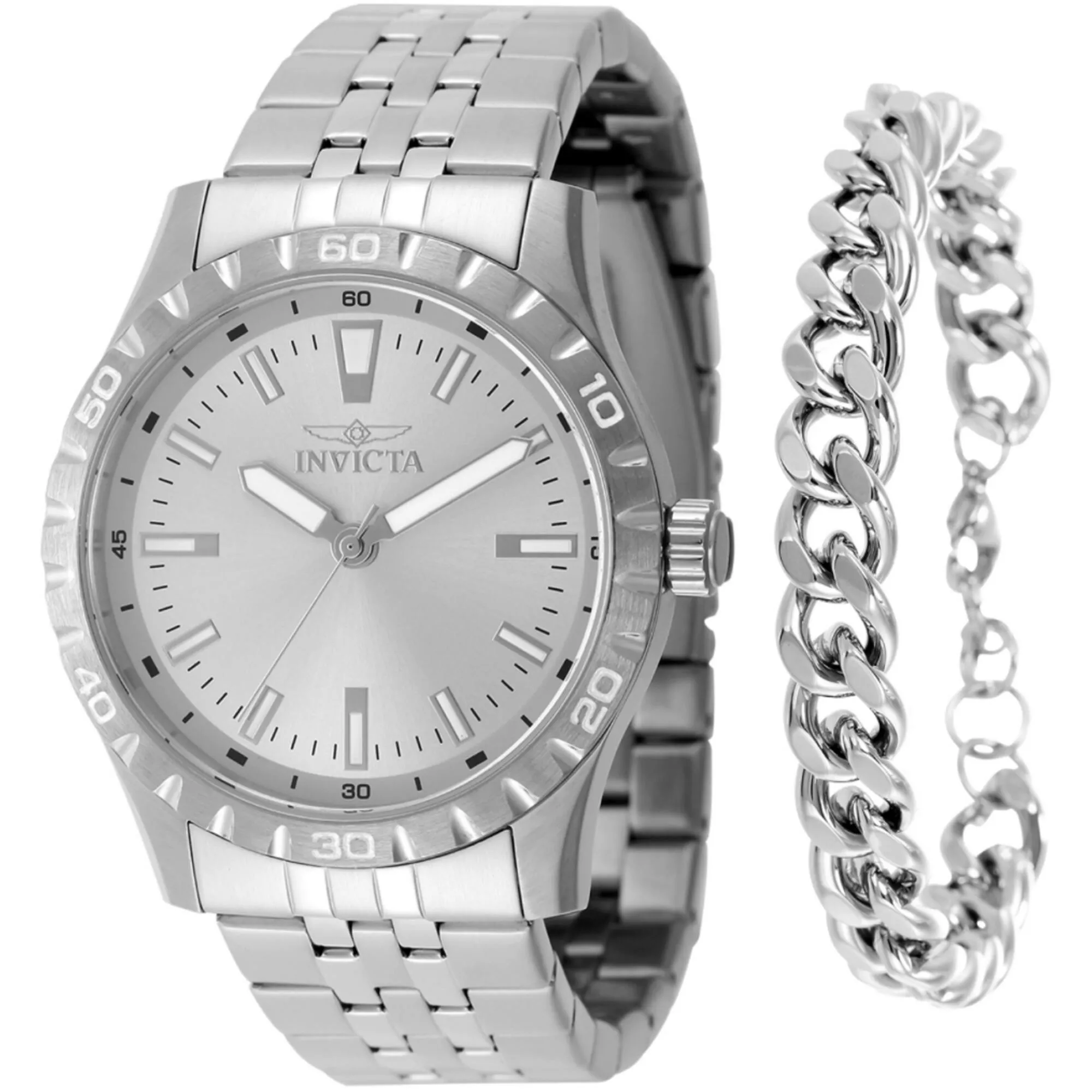 Invicta Men's Watch - Specialty Quartz Silver Tone Stainless Steel Bracelet | 48279