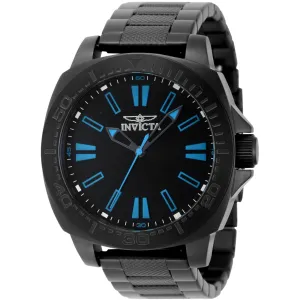 Invicta Men's Watch - Speedway Quartz Black Dial Stainless Steel Bracelet | 46313