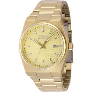 Invicta Men's Watch - Speedway Quartz Gold Tone Dial Stainless Steel Bracelet | 48398