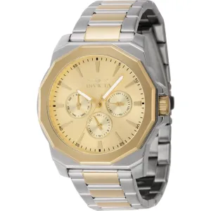 Invicta Men's Watch - Speedway Quartz Gold Tone Dial Two Tone Bracelet | 46846