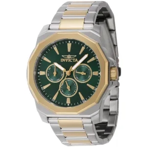 Invicta Men's Watch - Speedway Quartz Green Dial Two Tone Steel Bracelet | 46847