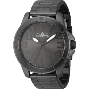 Invicta Men's Watch - Speedway Quartz Gunmetal Dial Stainless Steel Bracelet | 46305