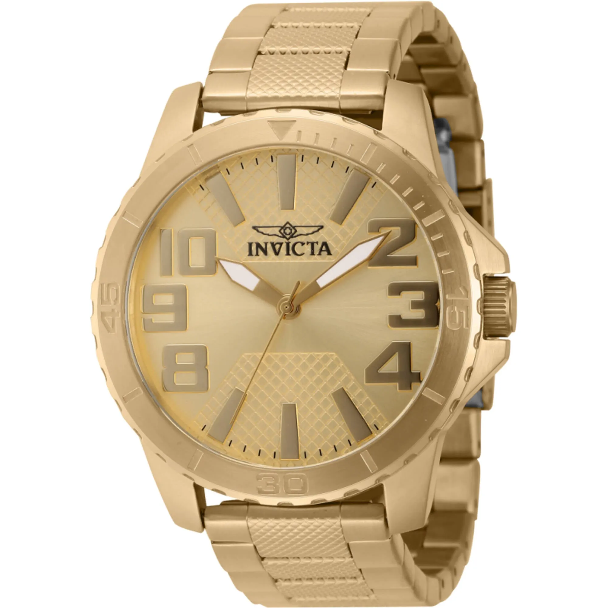 Invicta Men's Watch - Speedway Quartz Yellow Gold Stainless Steel Bracelet | 46306