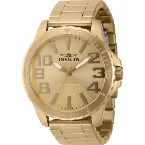 Invicta Men's Watch - Speedway Quartz Yellow Gold Stainless Steel Bracelet | 46306