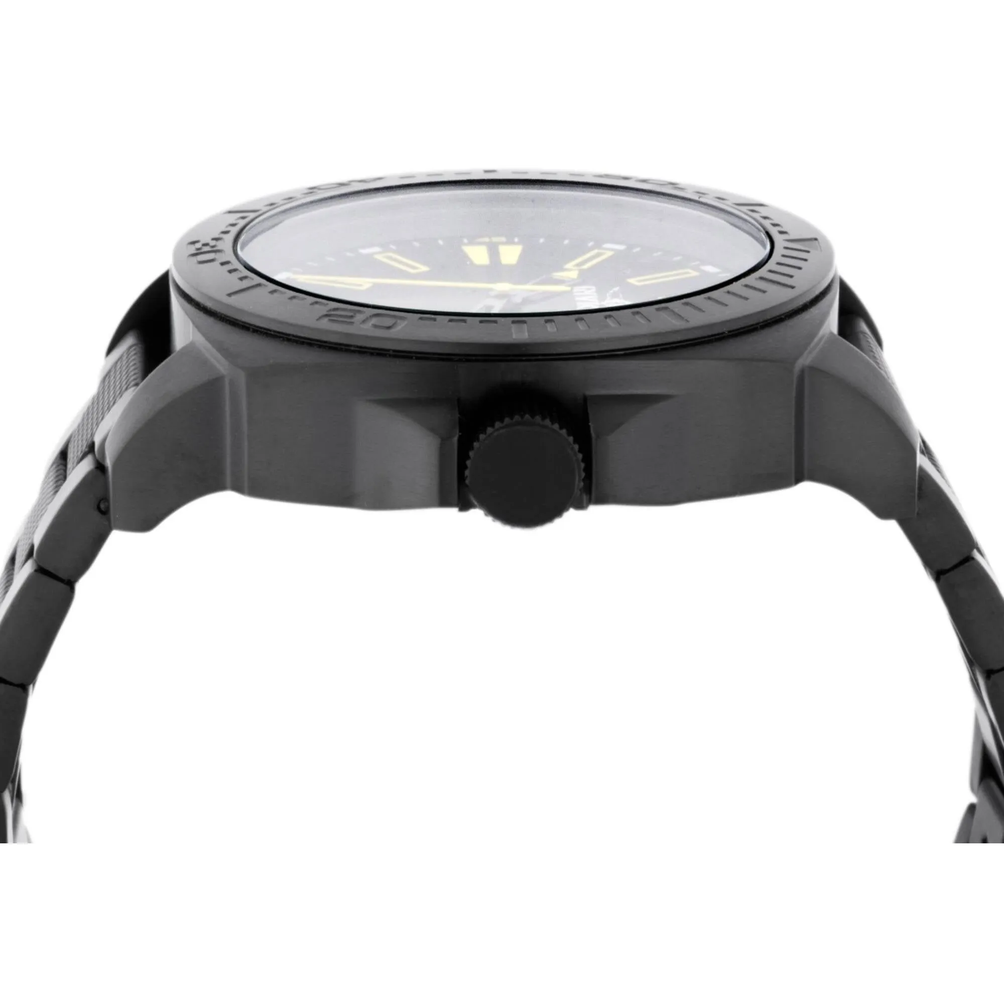 Invicta Men's Watch - Speedway Yellow Hour Markers Black Dial Bracelet | 46314