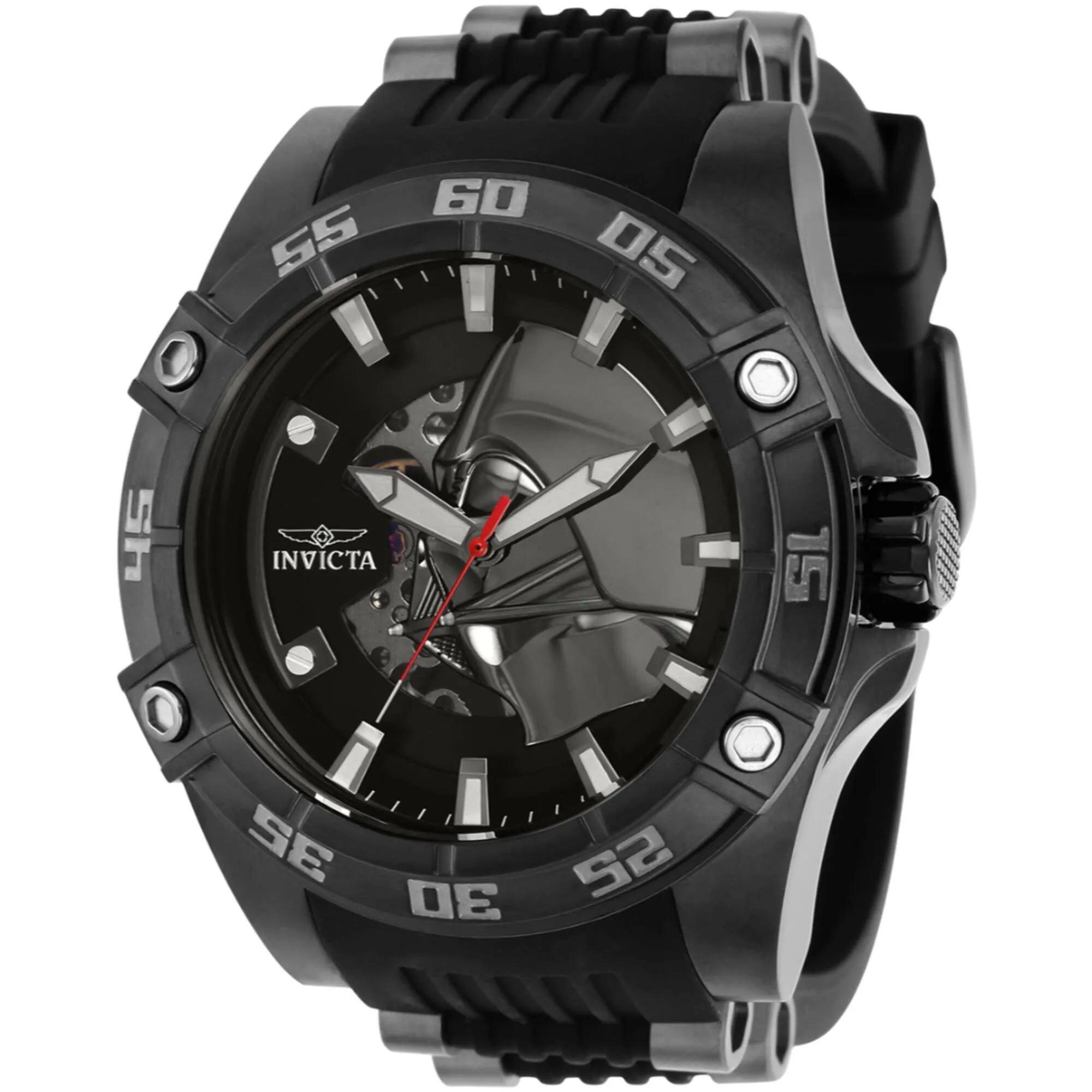 Invicta Men's Watch - Star Wars Automatic Black and Gunmetal Dial Strap | 31692