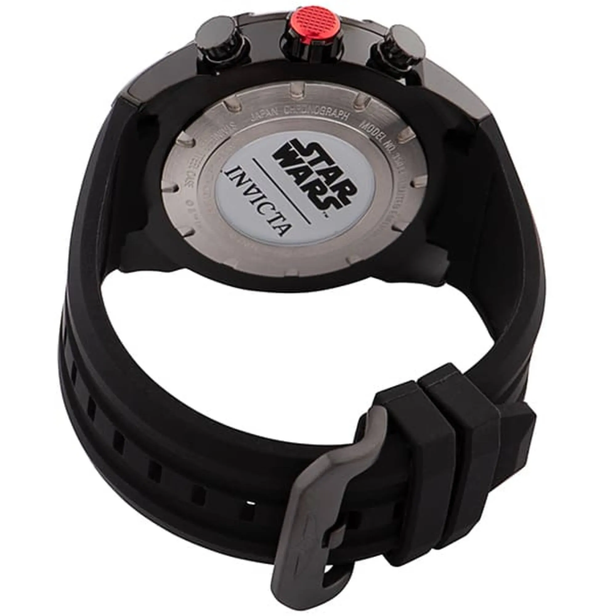 Invicta Men's Watch - Star Wars Kylo Ren Quartz Black and White Dial Strap | 35044