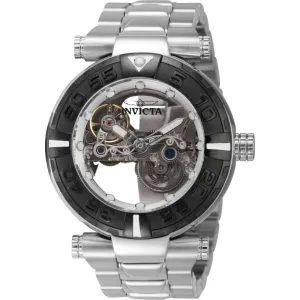 Invicta Men's Watch - Subaqua Automatic Rotating Bezel Silver Steel Bracelet | 45893