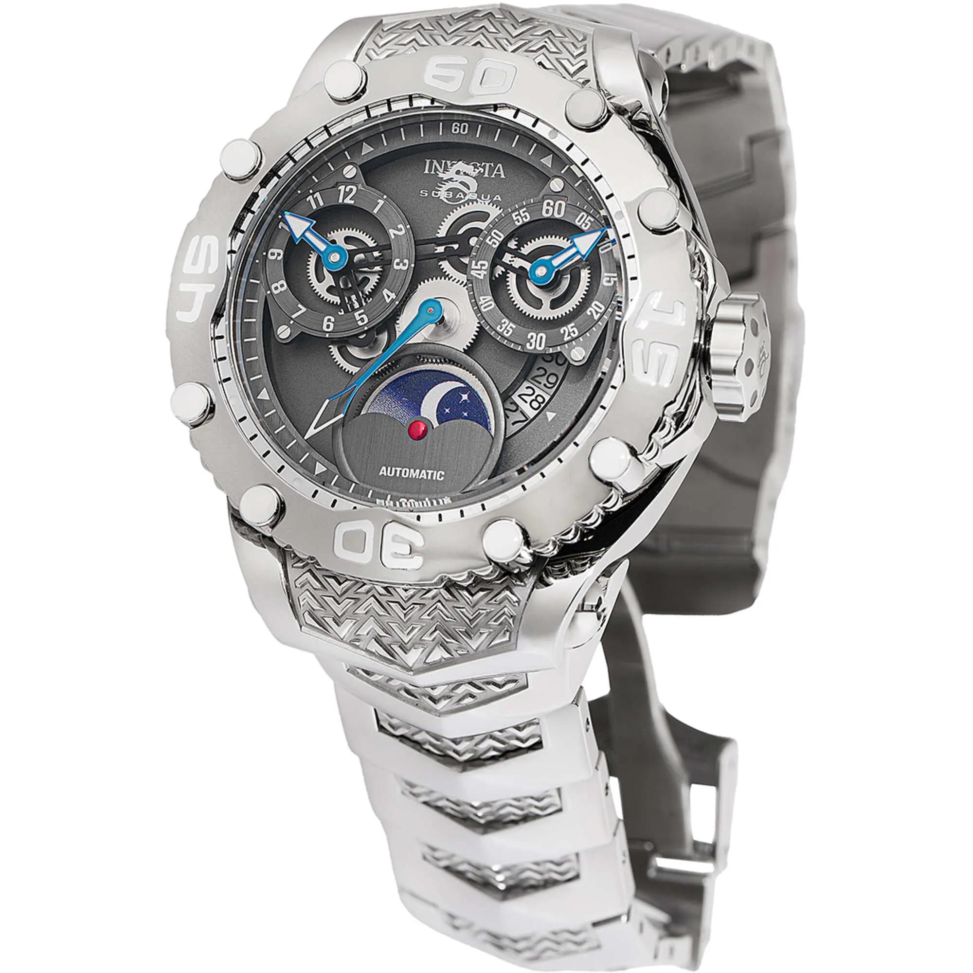 Invicta Men's Watch - Subaqua Noma VIII Automatic Gunmetal Dial Steel Bracelet | 47567