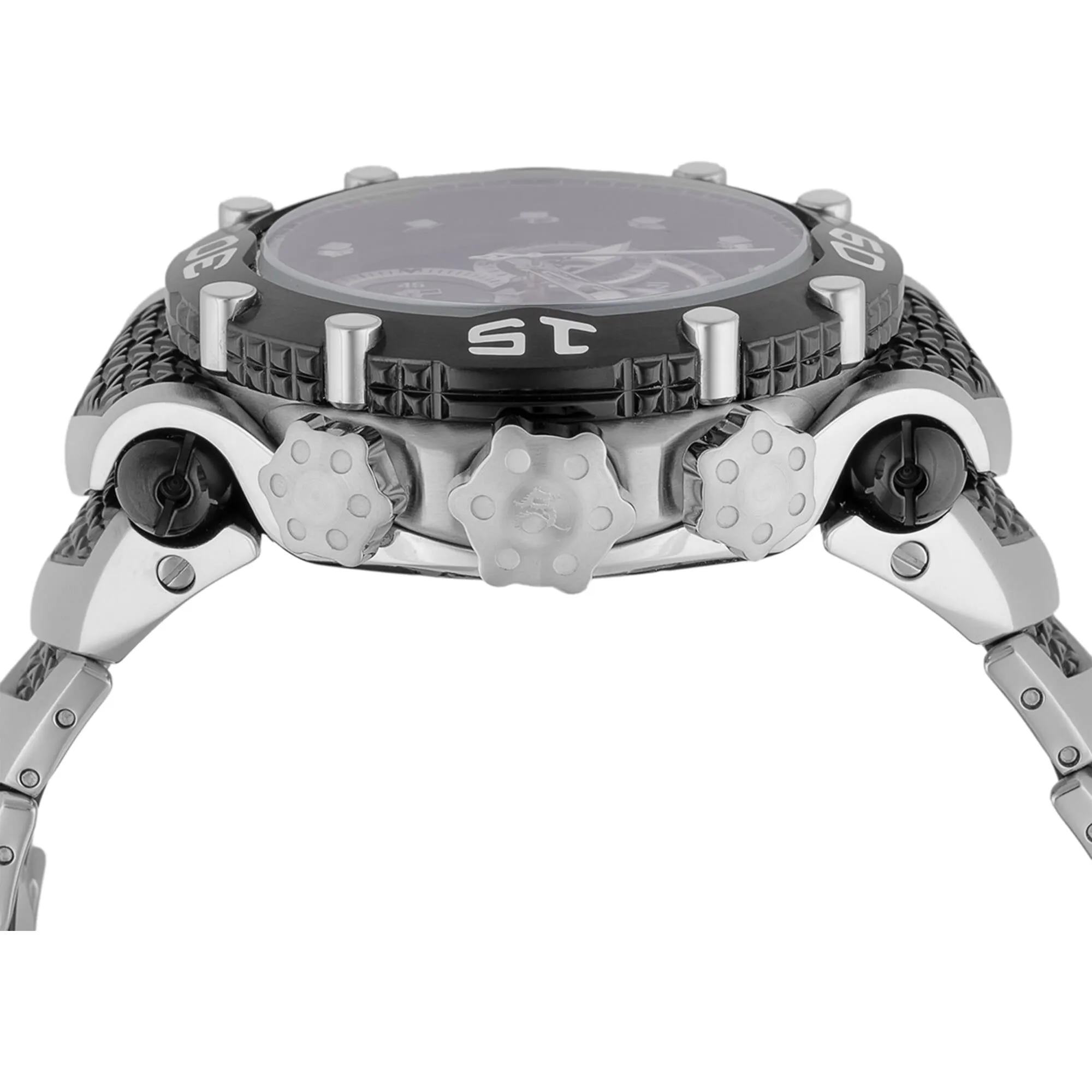 Invicta Men's Watch - Subaqua Noma VIII Chronograph Black/Silver Tone Bracelet | 47291