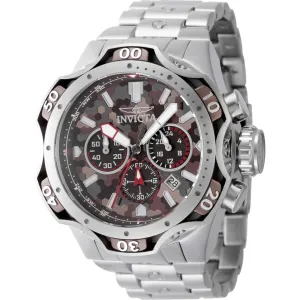 Invicta Men's Watch - Venom Chronograph Tan and Brown Dial Steel Bracelet | 47757
