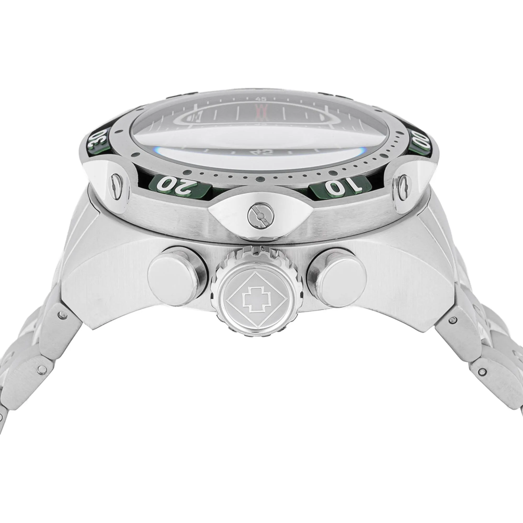 Invicta Men's Watch - Venom Quartz Chronograph Silver Stainless Steel Bracelet | 47755