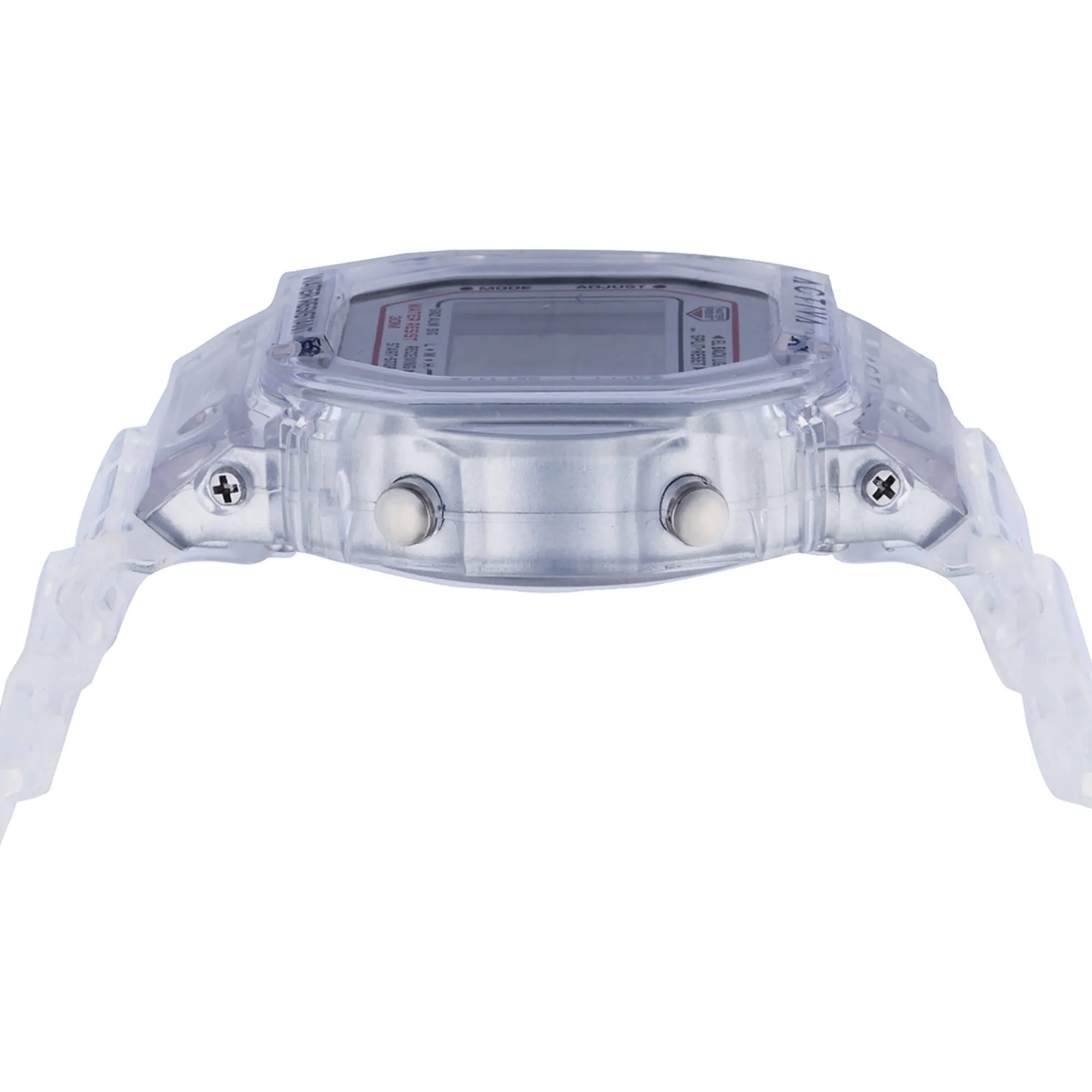 Invicta Unisex Watch - Activa Digital White Dial Transparent Strap | ACW424-005