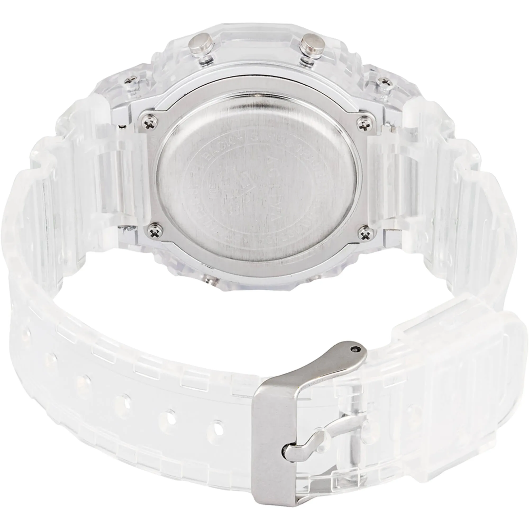 Invicta Unisex Watch - Activa Digital White Dial Transparent Strap | ACW424-005