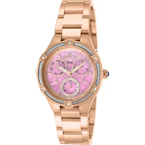 Invicta Women's Watch - Angel Chronograph Pink MOP Dial Rose Gold Bracelet | 40383