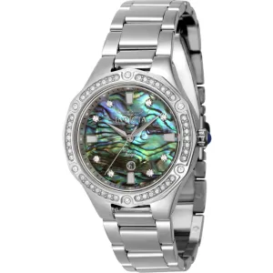 Invicta Women's Watch - Angel Green and Blue Abalone Dial Bracelet Crystal | 40403