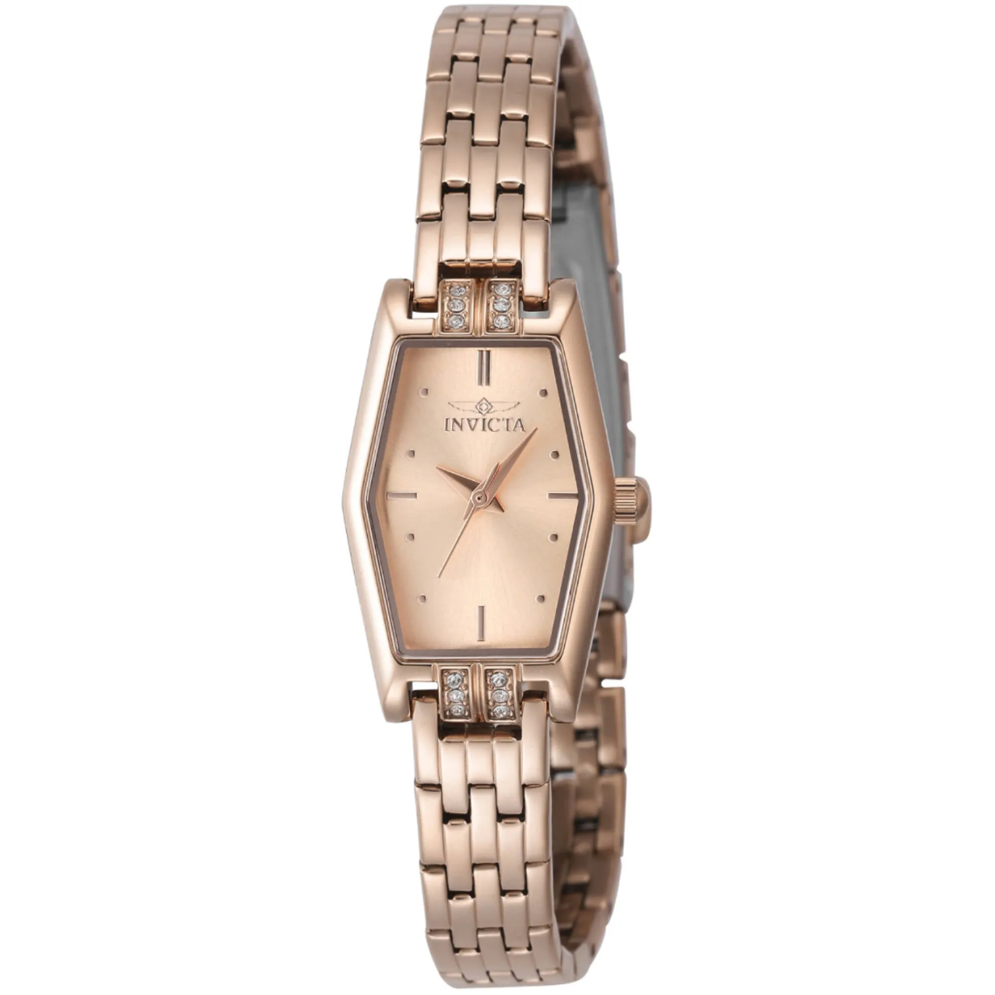 Invicta Women's Watch - Angel Quartz Rose Gold Tone Brass Dial Steel Bracelet | 48133
