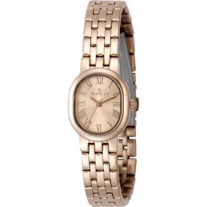 Invicta Women's Watch - Angel Quartz Rose Gold Tone Brass Dial Steel Bracelet | 48141