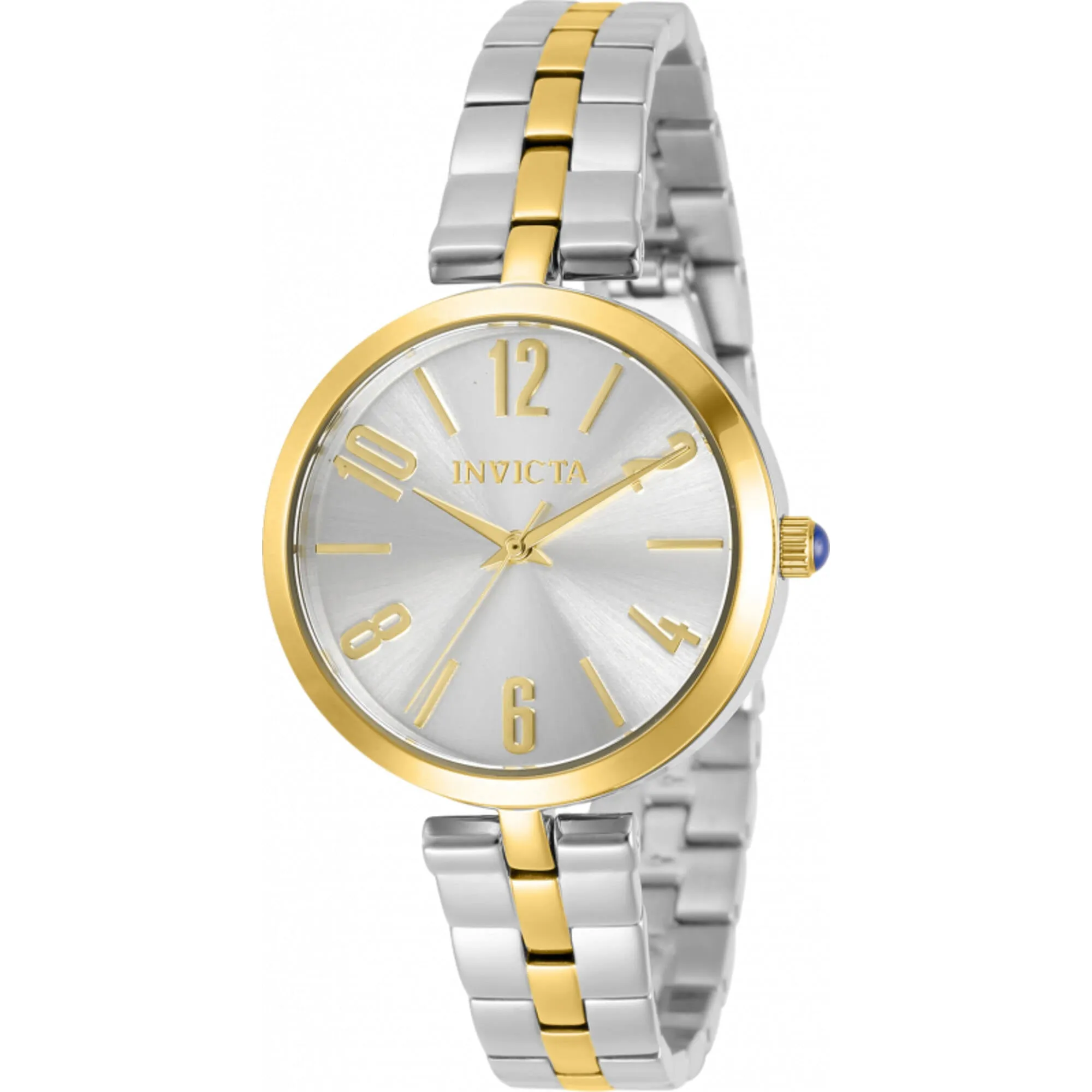 Invicta Women's Watch - Angel Quartz Silver Dial Two Tone Steel Bracelet | 31079
