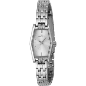 Invicta Women's Watch - Angel Quartz Silver Tone Dial Stainless Steel Bracelet | 48130