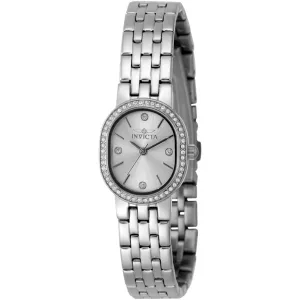 Invicta Women's Watch - Angel Quartz Silver Tone Dial Stainless Steel Bracelet | 48134