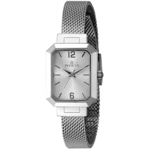 Invicta Women's Watch - Angel Quartz Silver Tone Dial Stainless Steel Bracelet | 48150