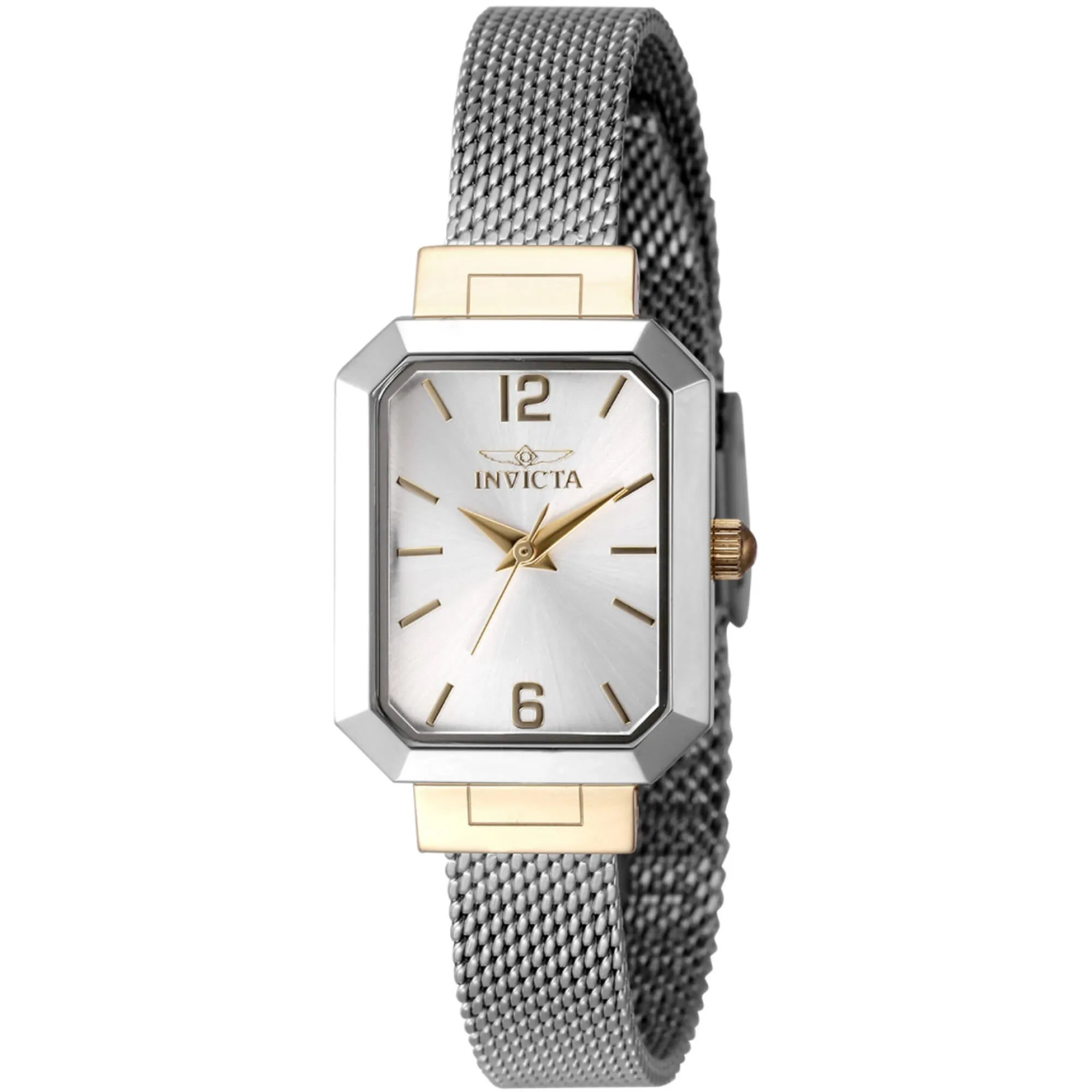 Invicta Women's Watch - Angel Quartz Silver Tone Dial Stainless Steel Bracelet | 48152