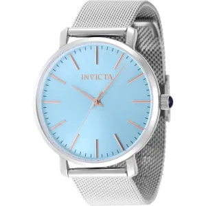 Invicta Women's Watch - Angel Quartz Tiffany Blue Dial Steel Mesh Bracelet | 48844
