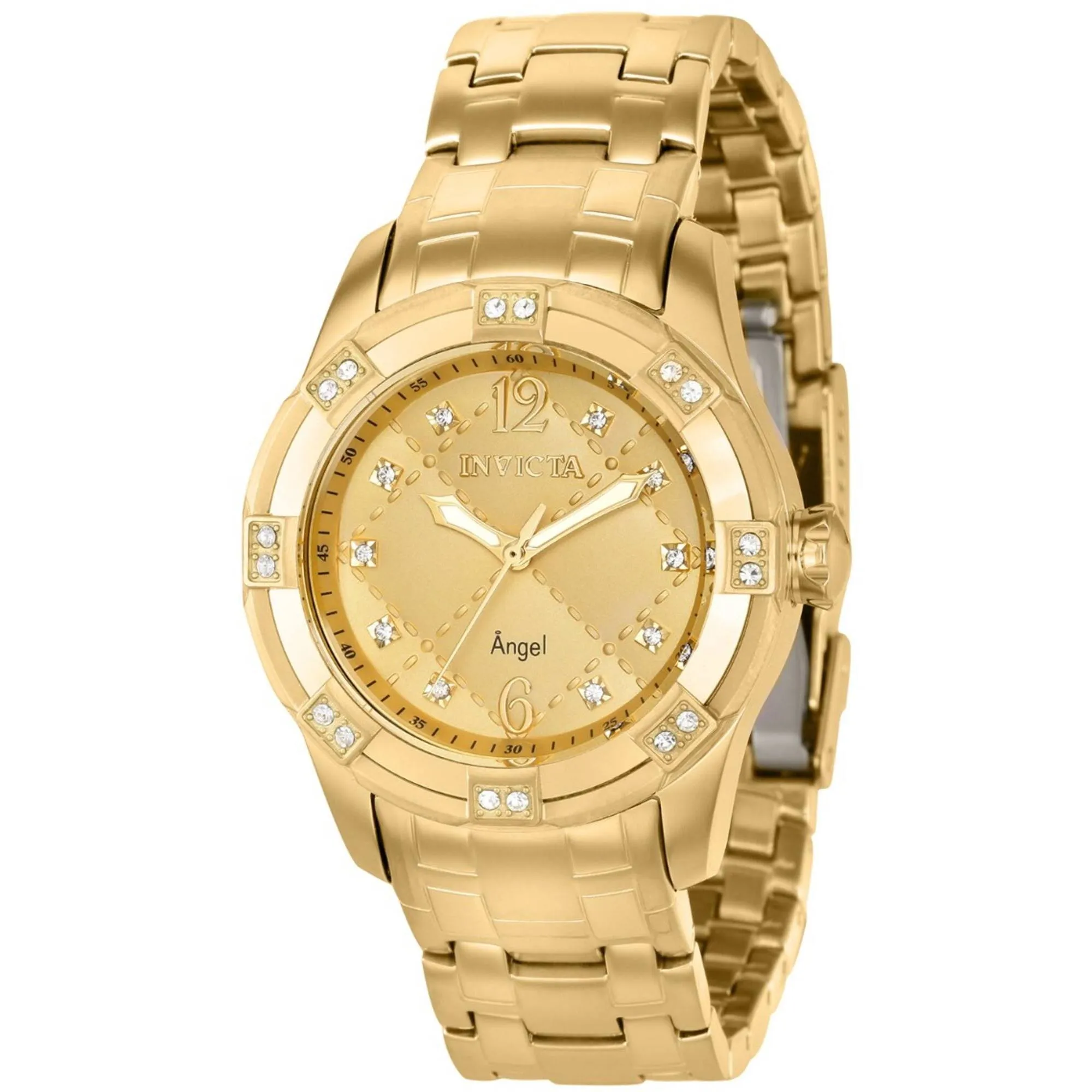 Invicta Women's Watch - Angel Quartz Yellow Gold Stainless Steel Bracelet | 36720