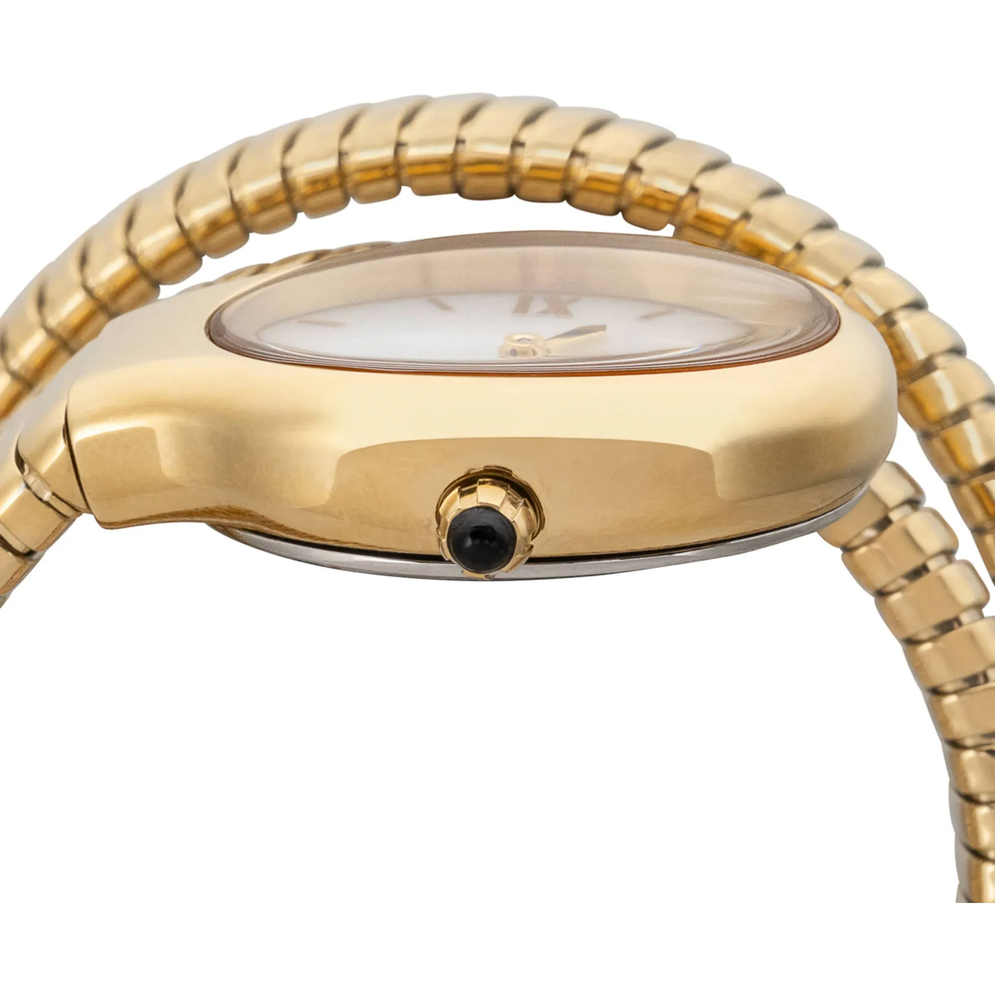 Invicta Women's Watch - Mayamar White MOP Dial Yellow Gold Wrap Bracelet | 44501