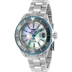 Invicta Women's Watch - Pro Diver Automatic Platinum Mother of Pearl Dial | 23307