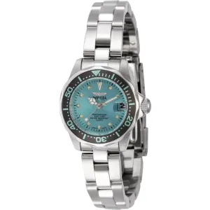 Invicta Women's Watch - Pro Diver Quartz Blue Dial Stainless Steel Bracelet | 45786