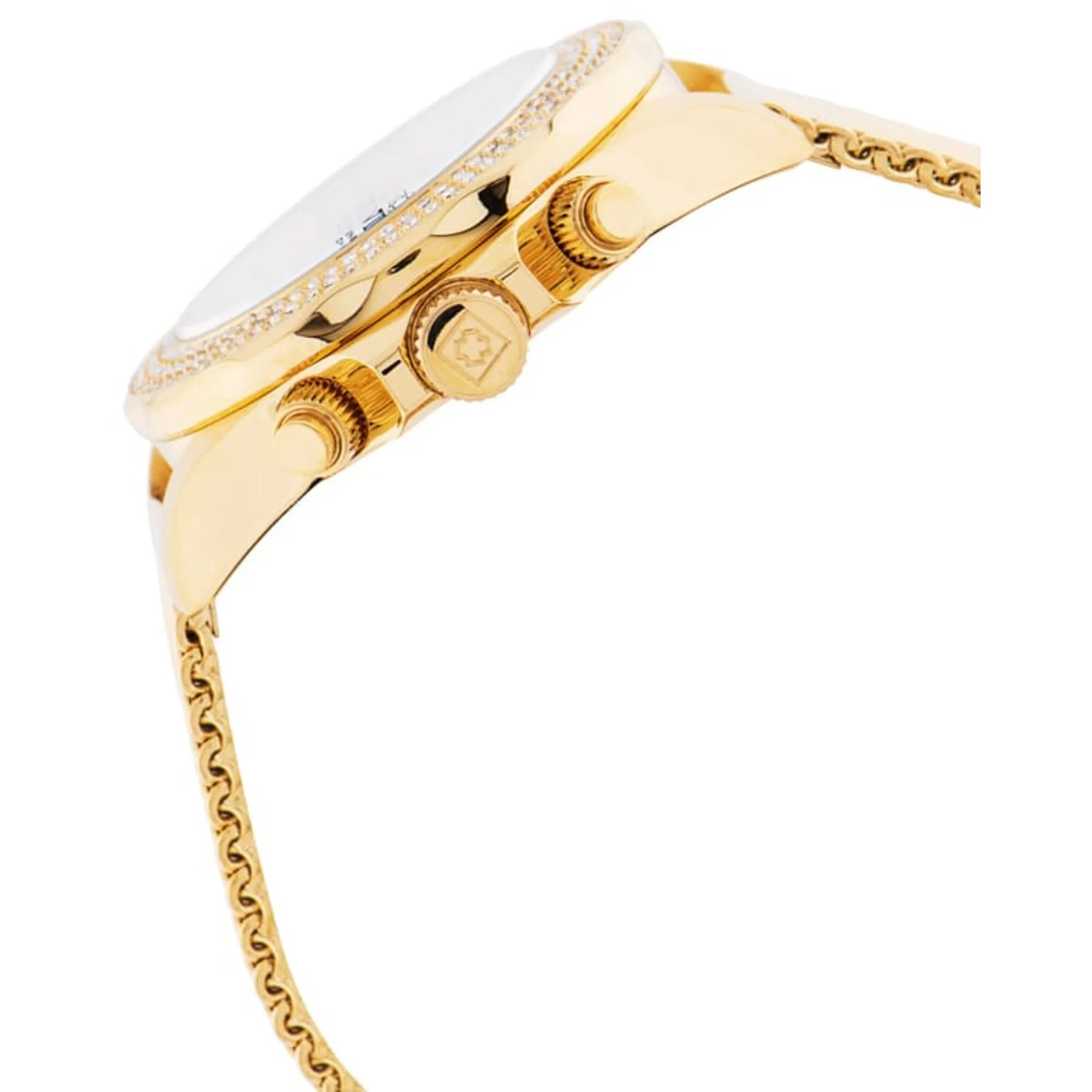 Invicta Women's Watch - Pro Diver Quartz Chronograph Yellow Gold Mesh Bracelet | 32935