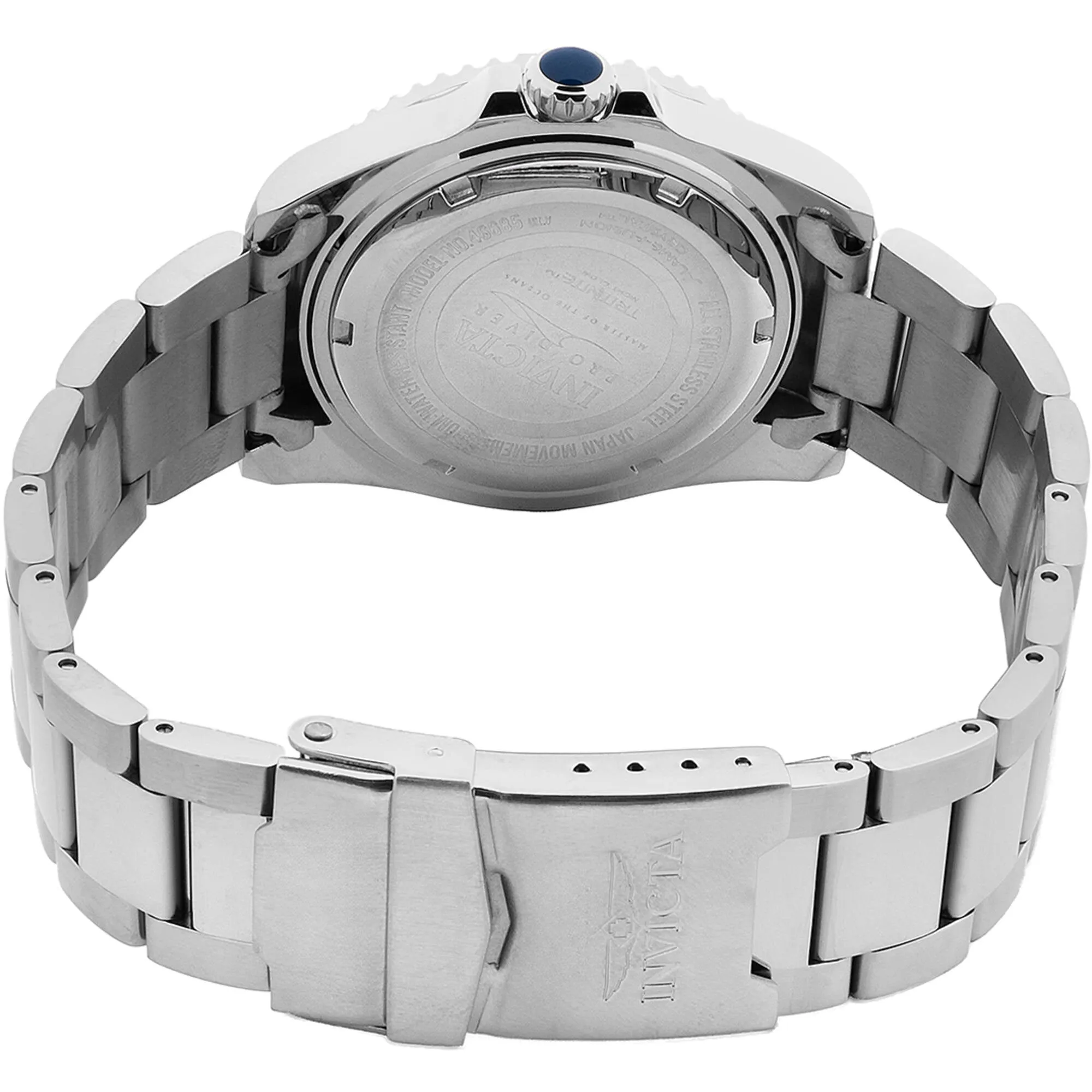 Invicta Women's Watch - Pro Diver Quartz Silver Tone Dial Steel Bracelet | 46687