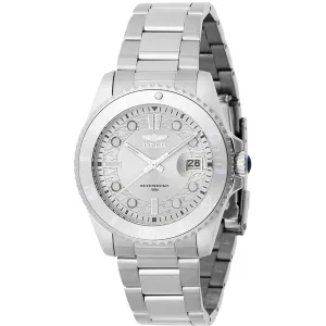 Invicta Women's Watch - Pro Diver Quartz Silver Tone Dial Steel Bracelet | 46687