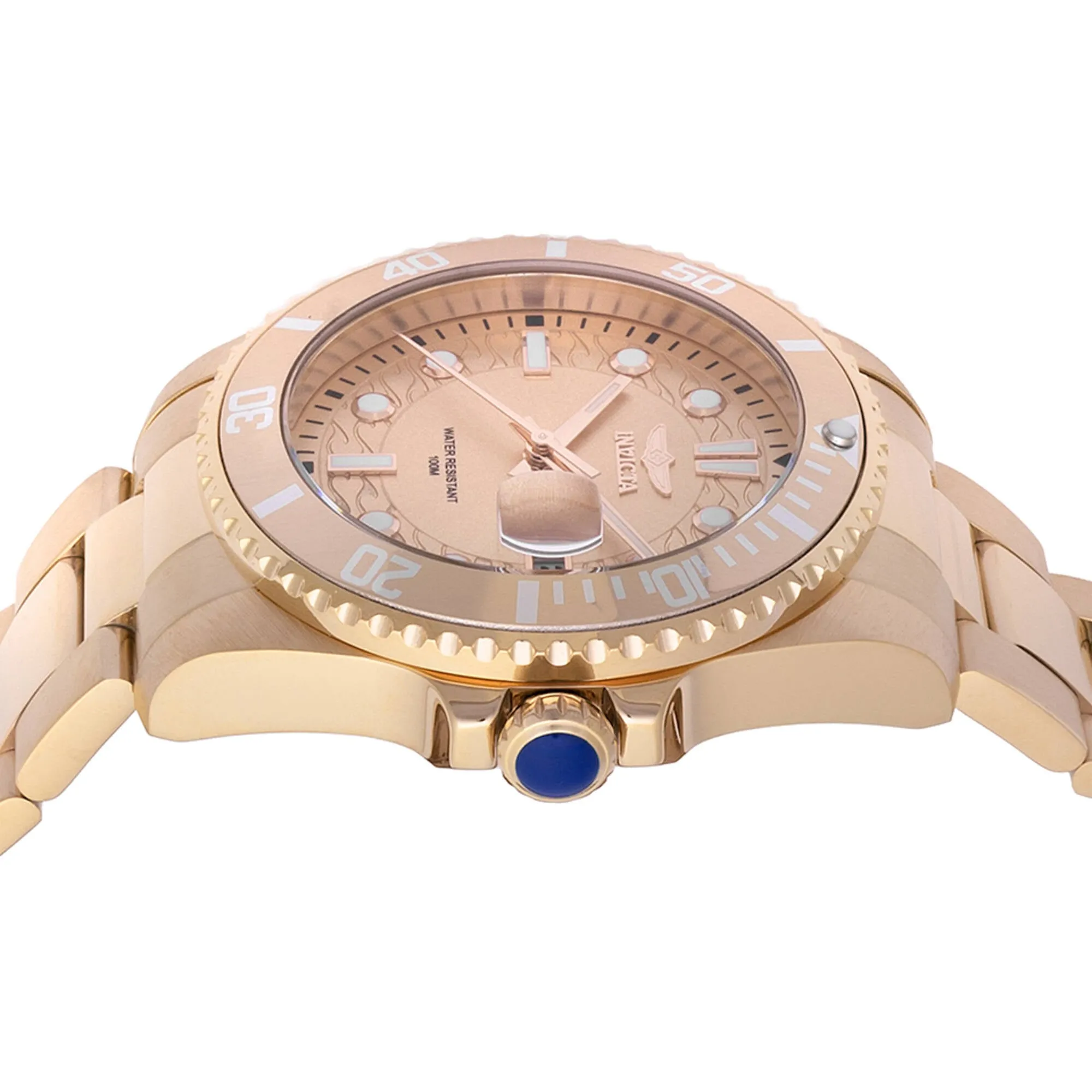 Invicta Women's Watch - Pro Diver Quartz Yellow Gold Stainless Steel Bracelet | 46688