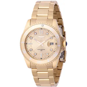 Invicta Women's Watch - Pro Diver Quartz Yellow Gold Stainless Steel Bracelet | 46688