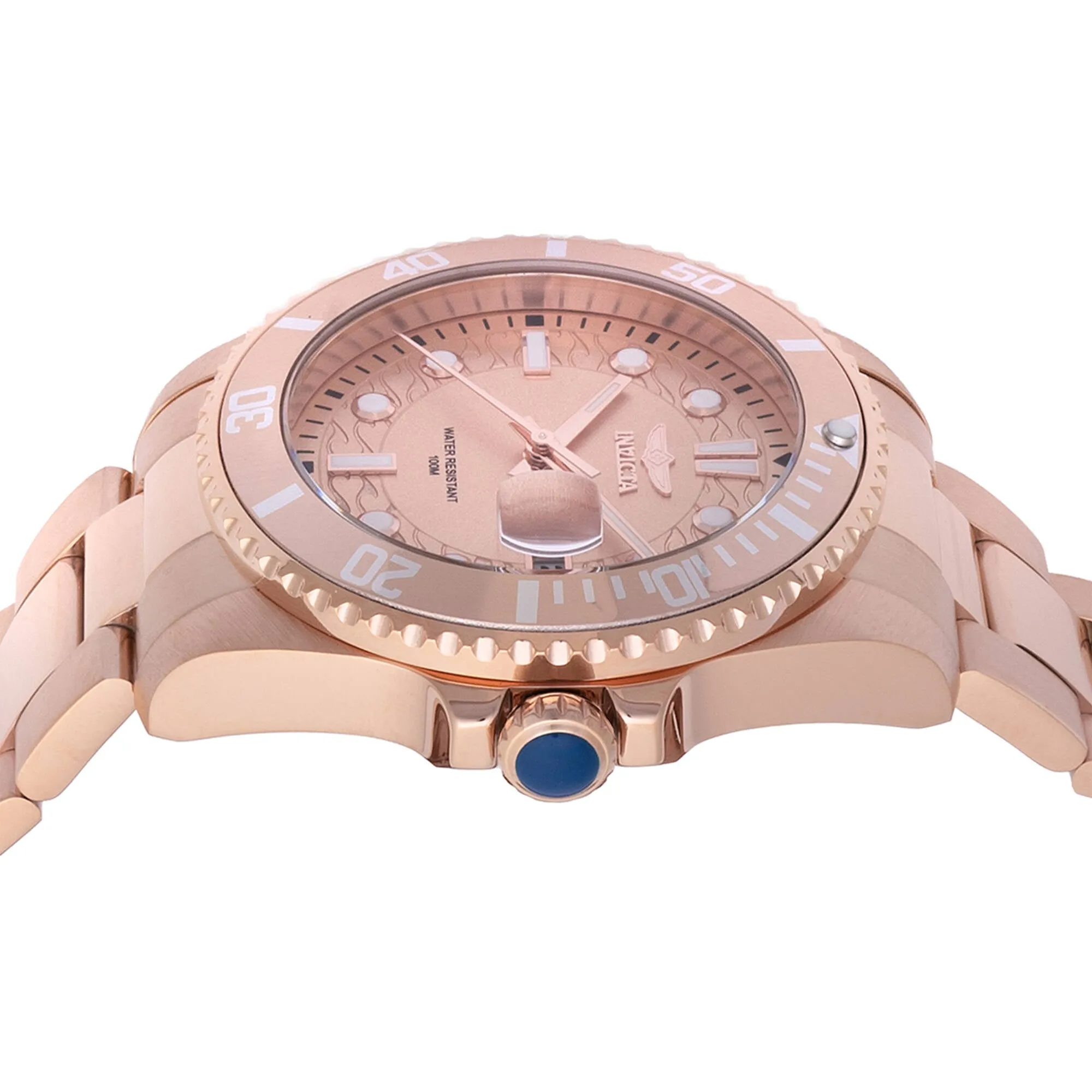 Invicta Women's Watch - Pro Diver Rose Gold IP Stainless Steel Bracelet | 46685