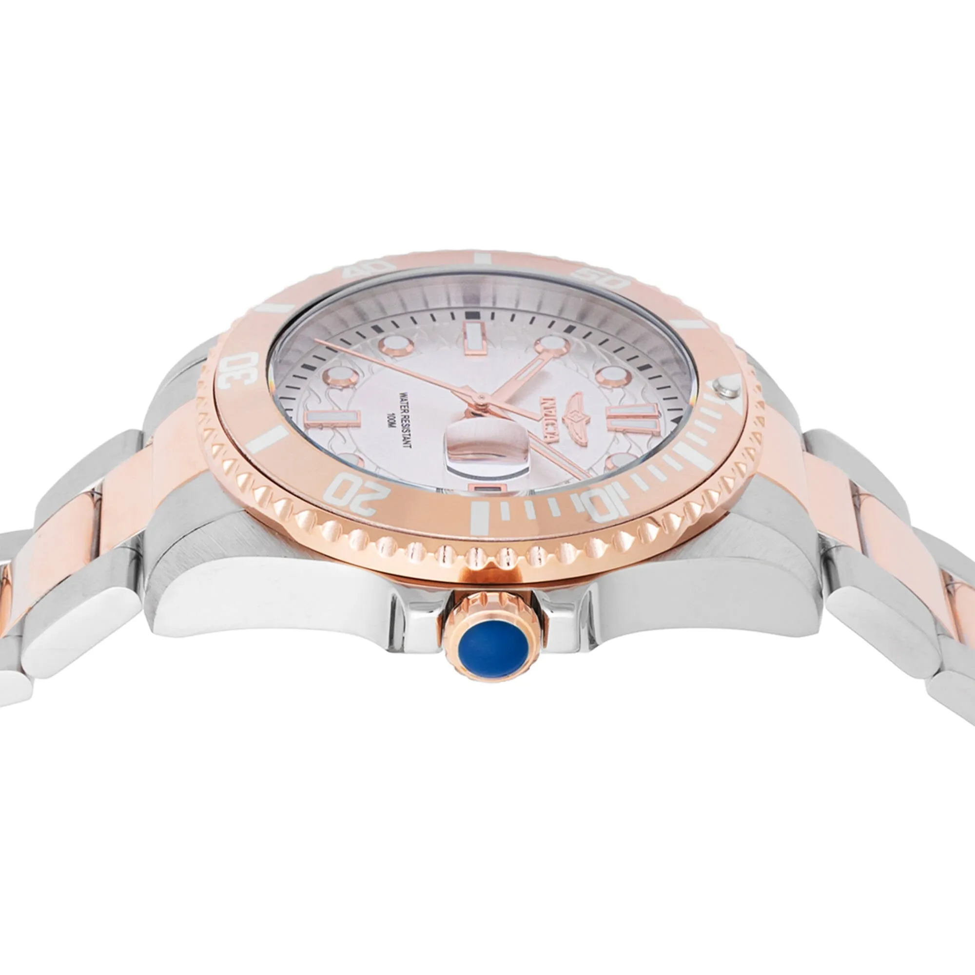 Invicta Women's Watch - Pro Diver Two Tone Rose Gold, Silver Tone Bracelet | 46690