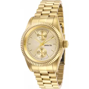 Invicta Women's Watch - Specialty Quartz Champagne Dial Yellow Gold Bracelet | 29447