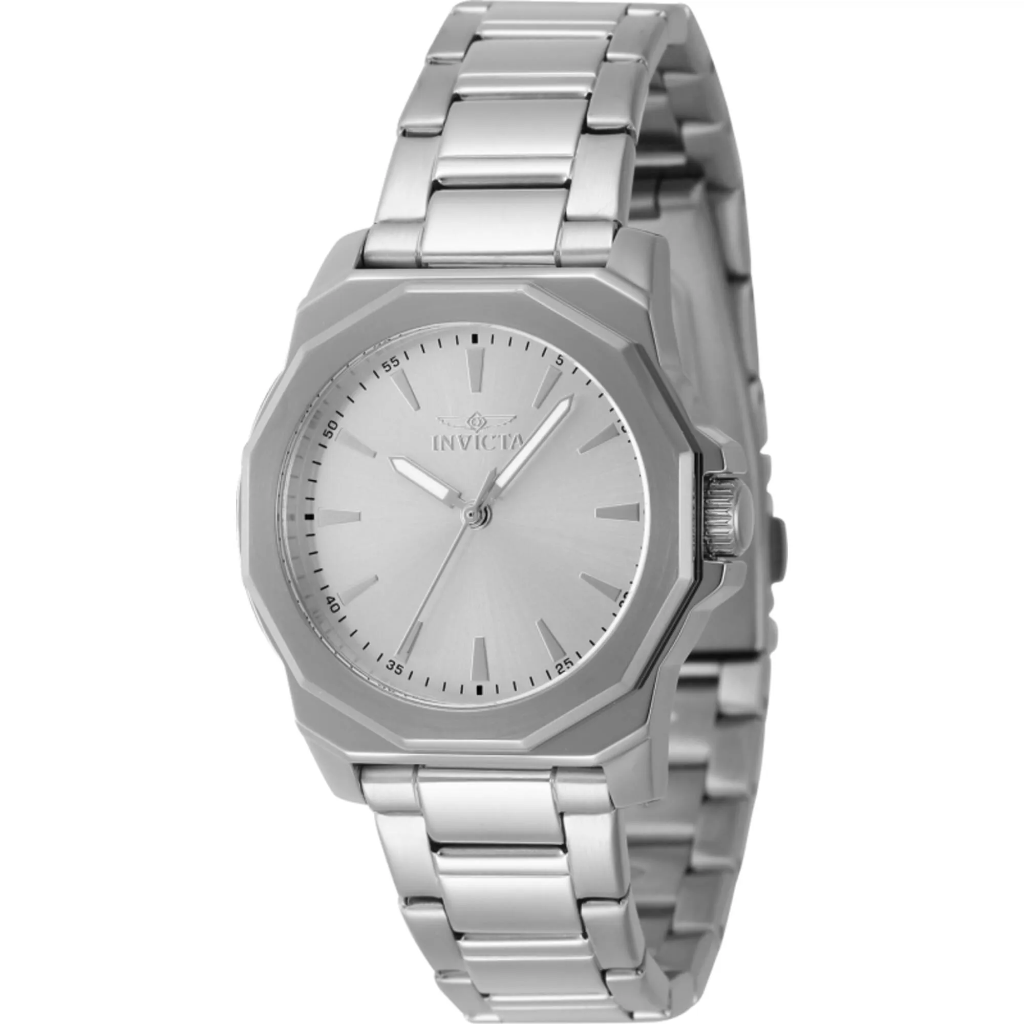 Invicta Women's Watch - Speedway Silver Tone Brass Dial Steel Bracelet Quartz | 47337