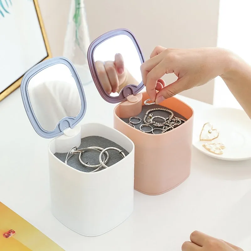 Jewelry Storage Box with mirror