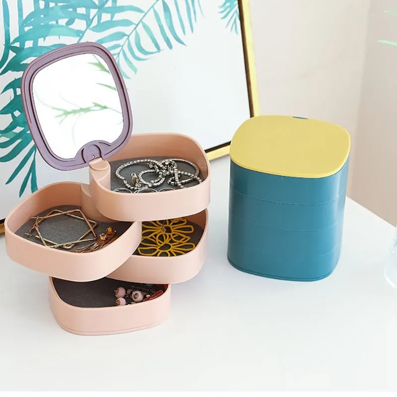 Jewelry Storage Box with mirror